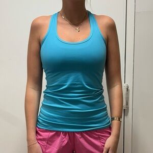 Road Runner Blue Workout Tank